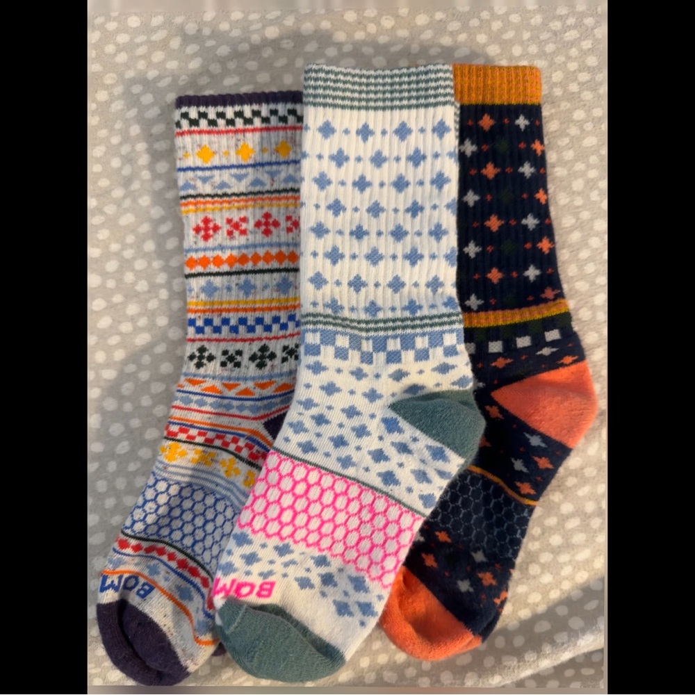 Bombas Socks Pack - women’s size small gift pack like new